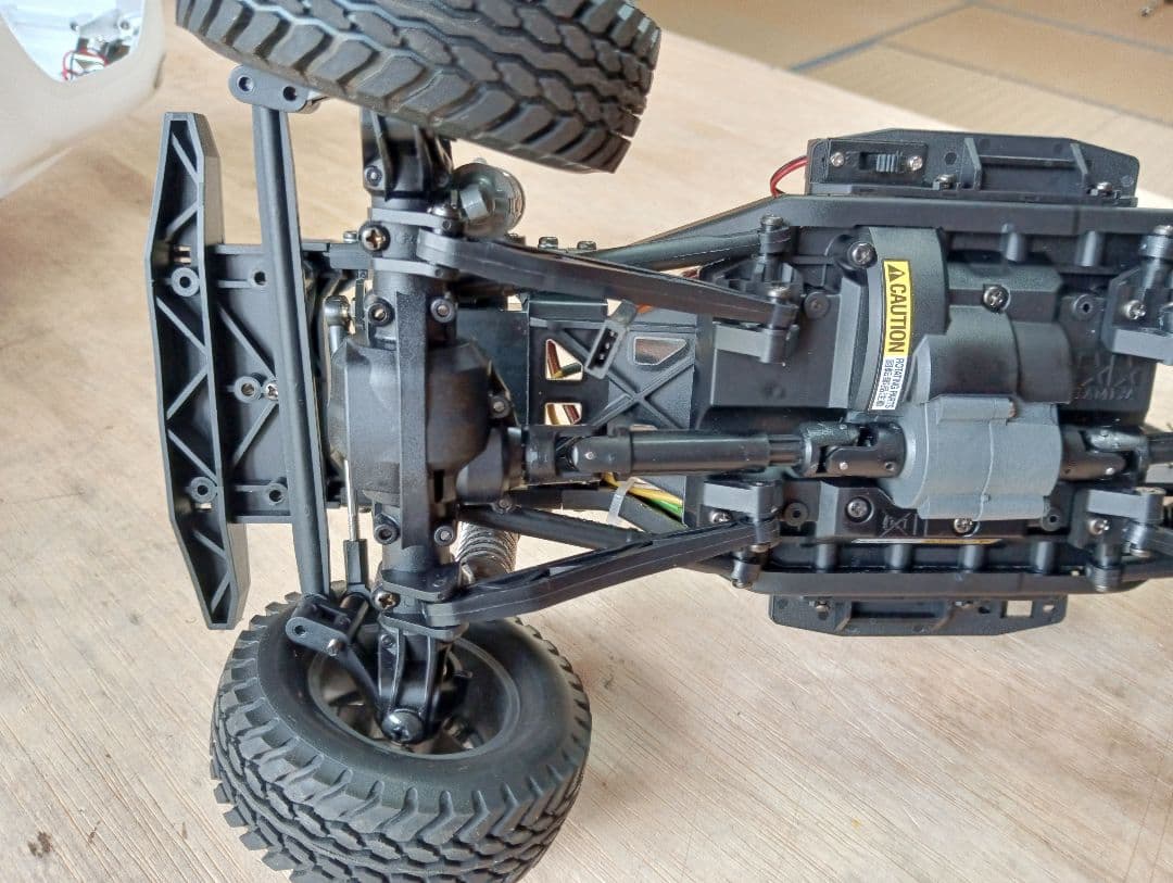 メカ付 タミヤ トヨタ ランドクルーザー 300 CC-02シャーシ ラジコン