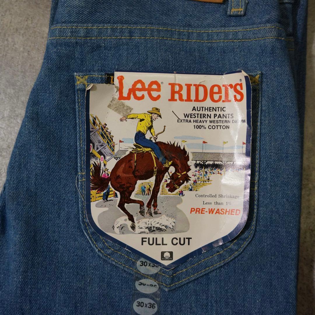 ブ*。様 70s Lee 200-0049 デッドストックストレートデニム フラ