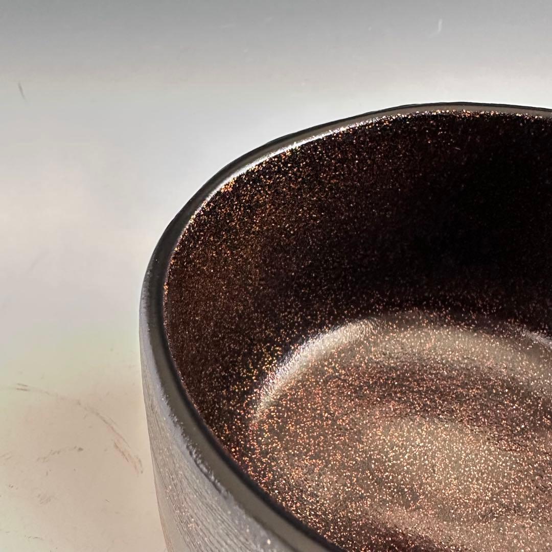 茶道具 乾漆 山寺絵 茶碗 吉田華正 共箱 加賀蒔絵 山形 松尾芭蕉 奥の