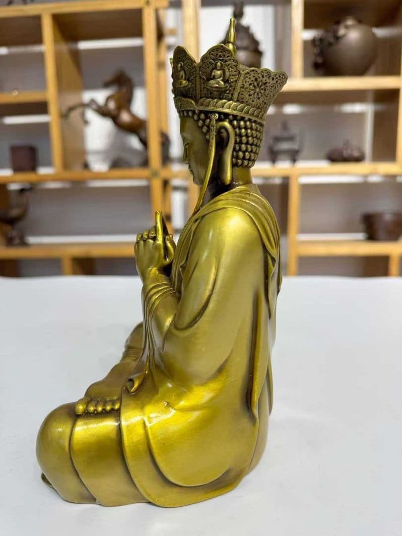 株木秀明 鋳銅製 虎の置物 美術品 株木秀明 鋳銅製 虎の置物 美術品