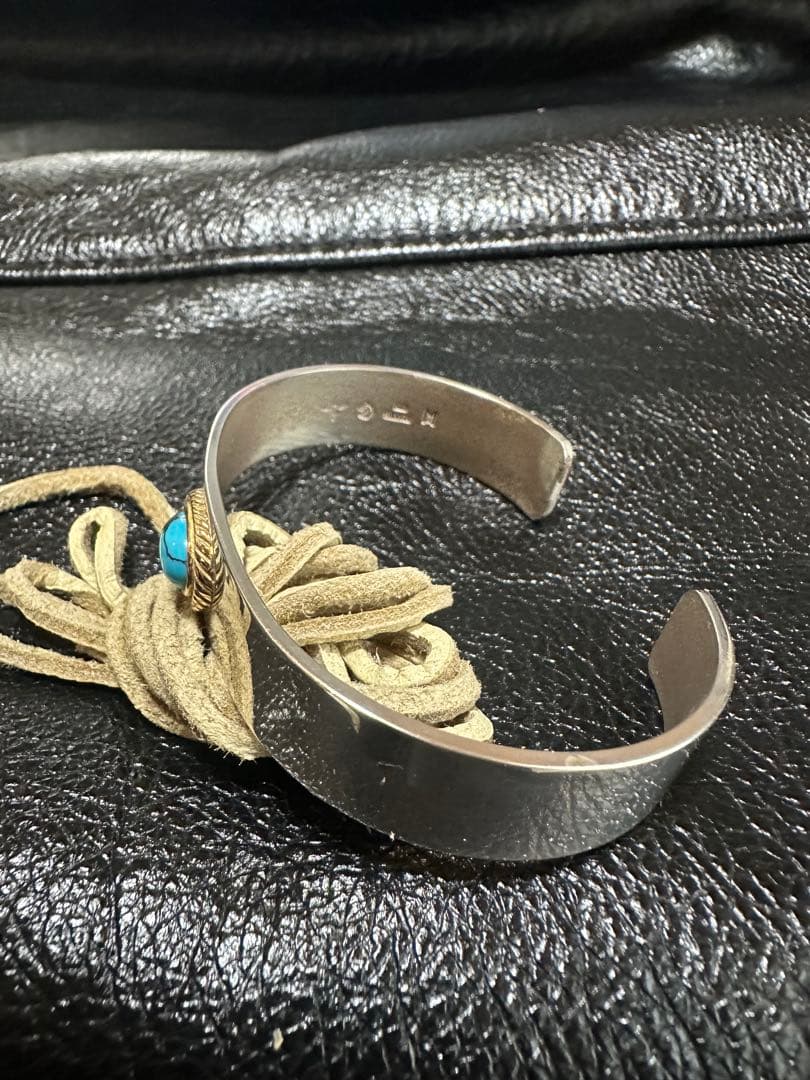 tady&king タディアンドキング　バングル　ターコイズ　金縄