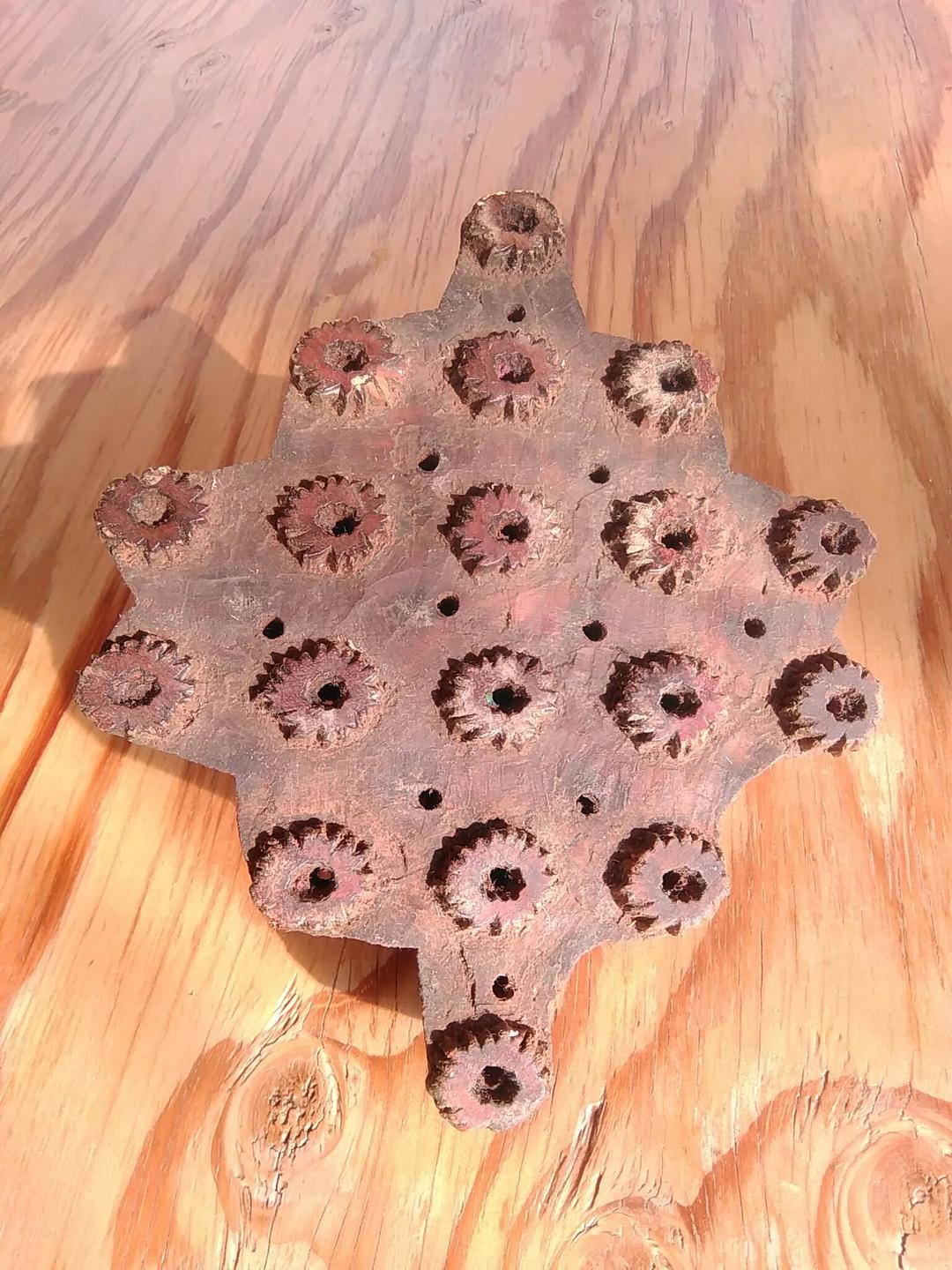 インドのブロックプリント版 ウッドスタンプ 木版 in ブルックリン NY