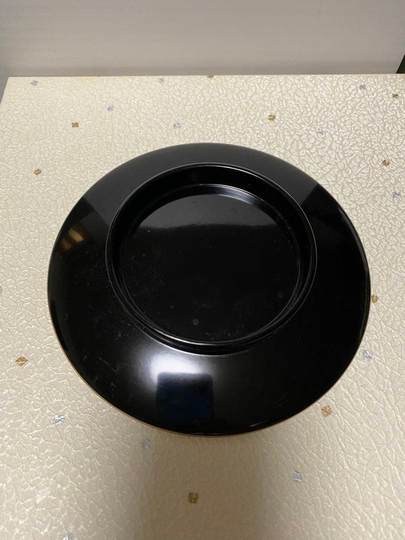 山中漆器 元禄シリーズ 北斎 金彩蒔絵 桜 重箱・銘々皿・汁椀 5個セット