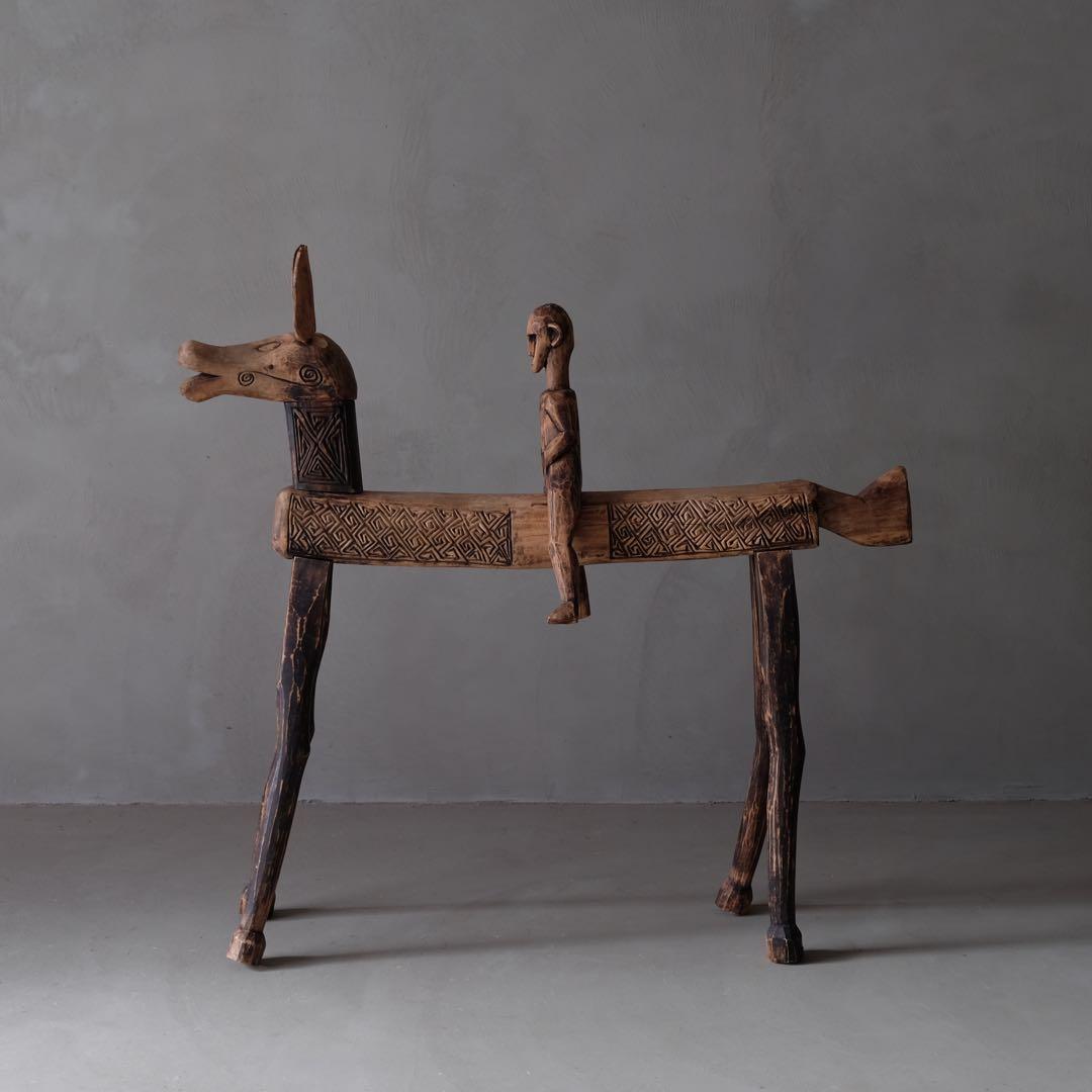 直接引取限定 アフリカ マリ共和国 ドゴン族 木彫 木像 プリミティブ