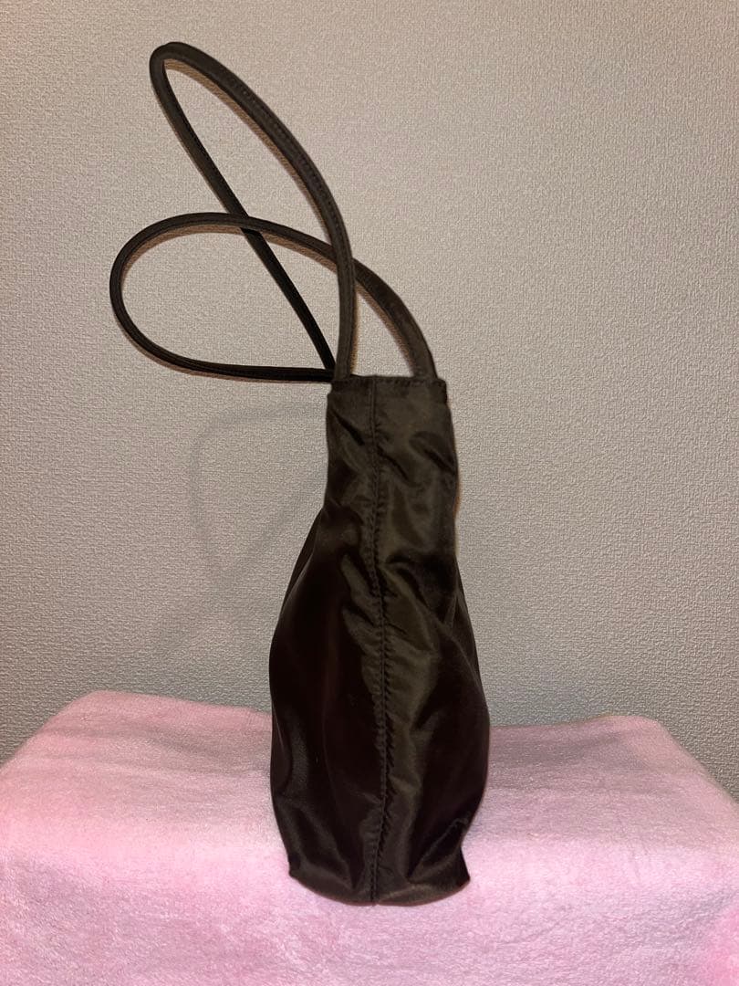 PRADA ブラウン ナイロン ショルダーバッグ