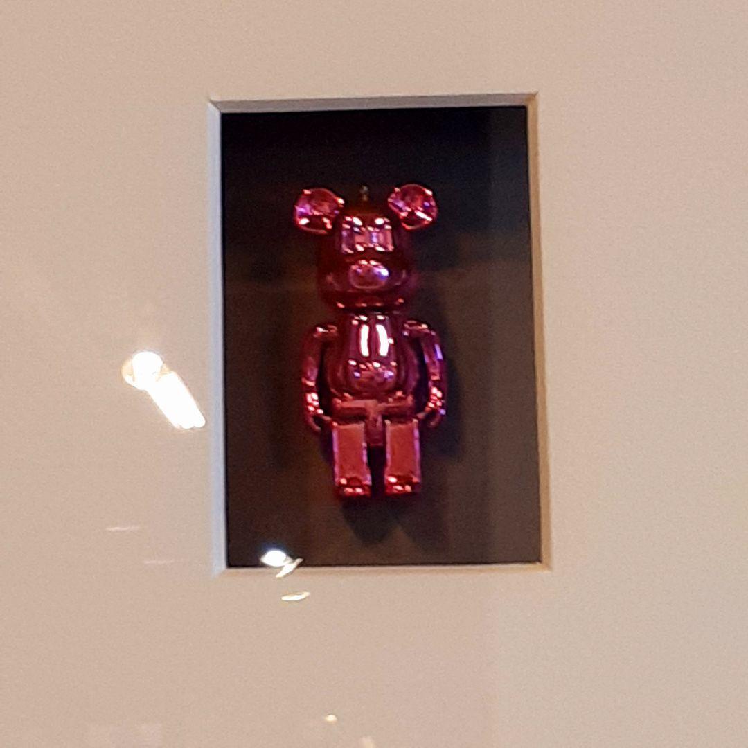 輸入雑貨　希少　ベアブリック　フィギア入り　特殊アートパネル