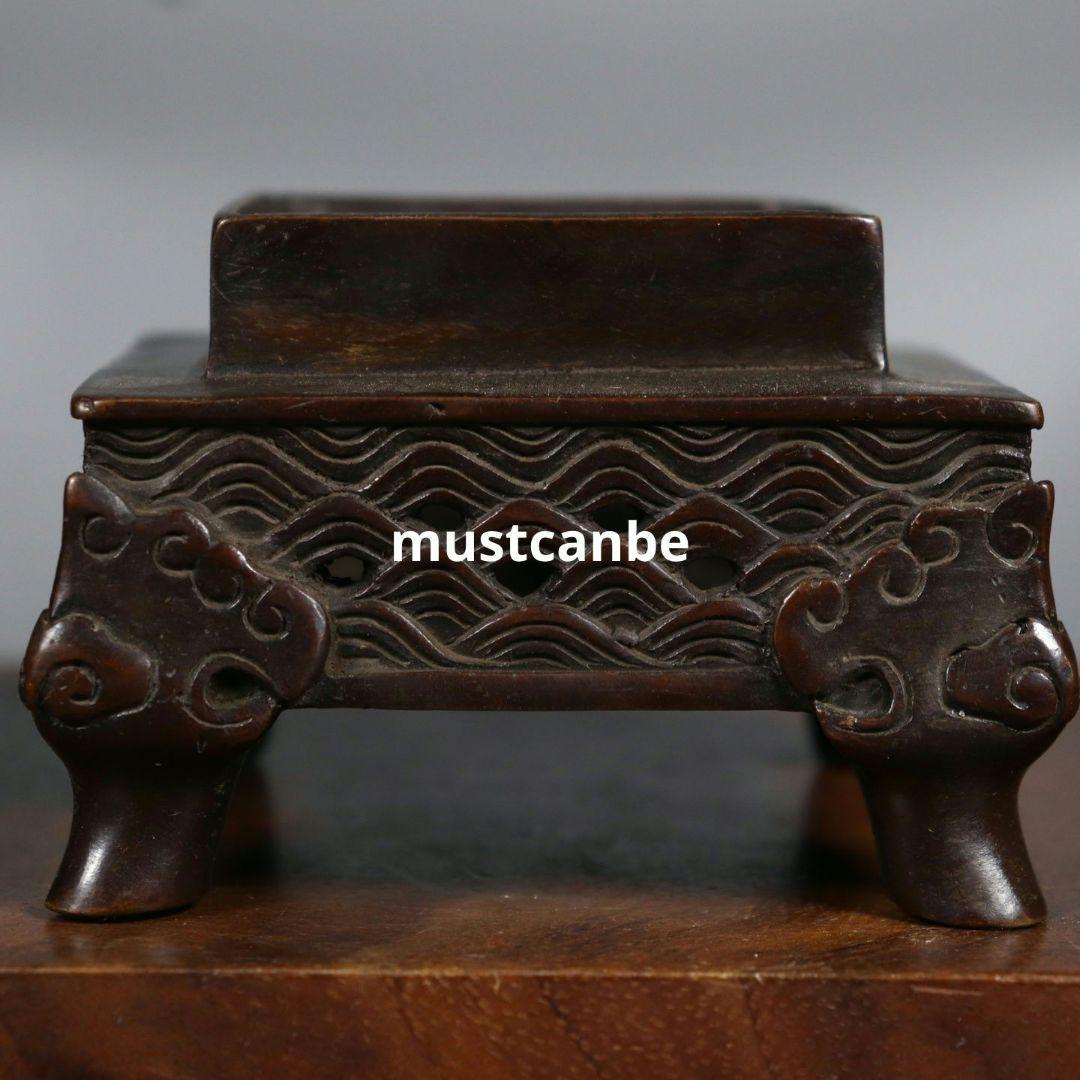 銅器 碧水獣香薫炉 香道具 書房 茶台客間 鎮宅辟邪 開運