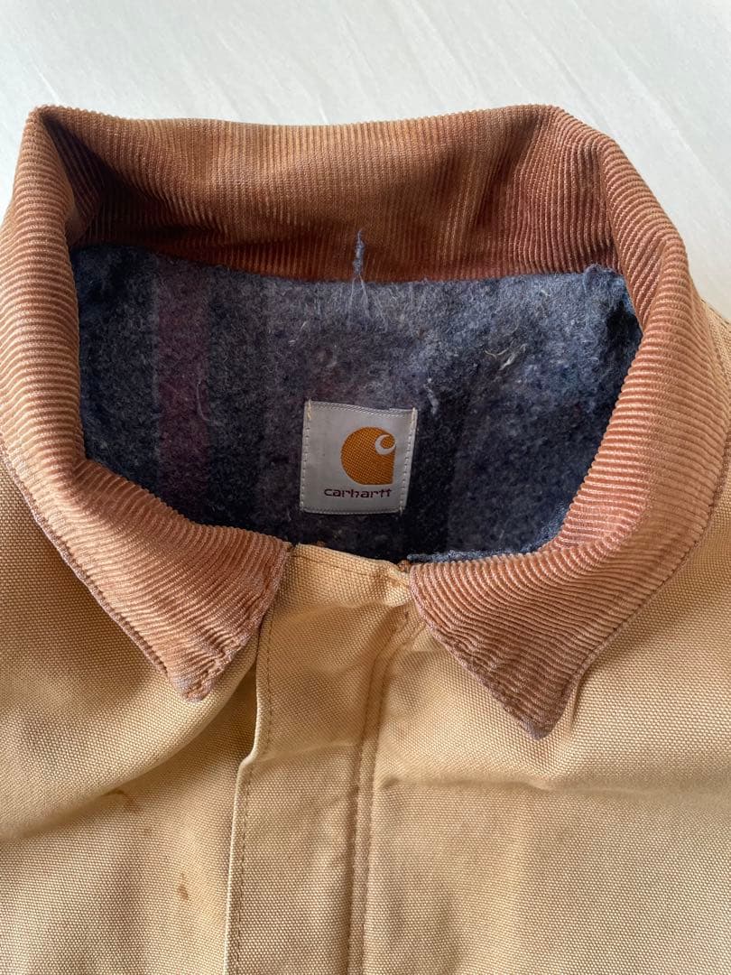 Carhartt ダックジャケット トラディショナルコート　希少】フード付属