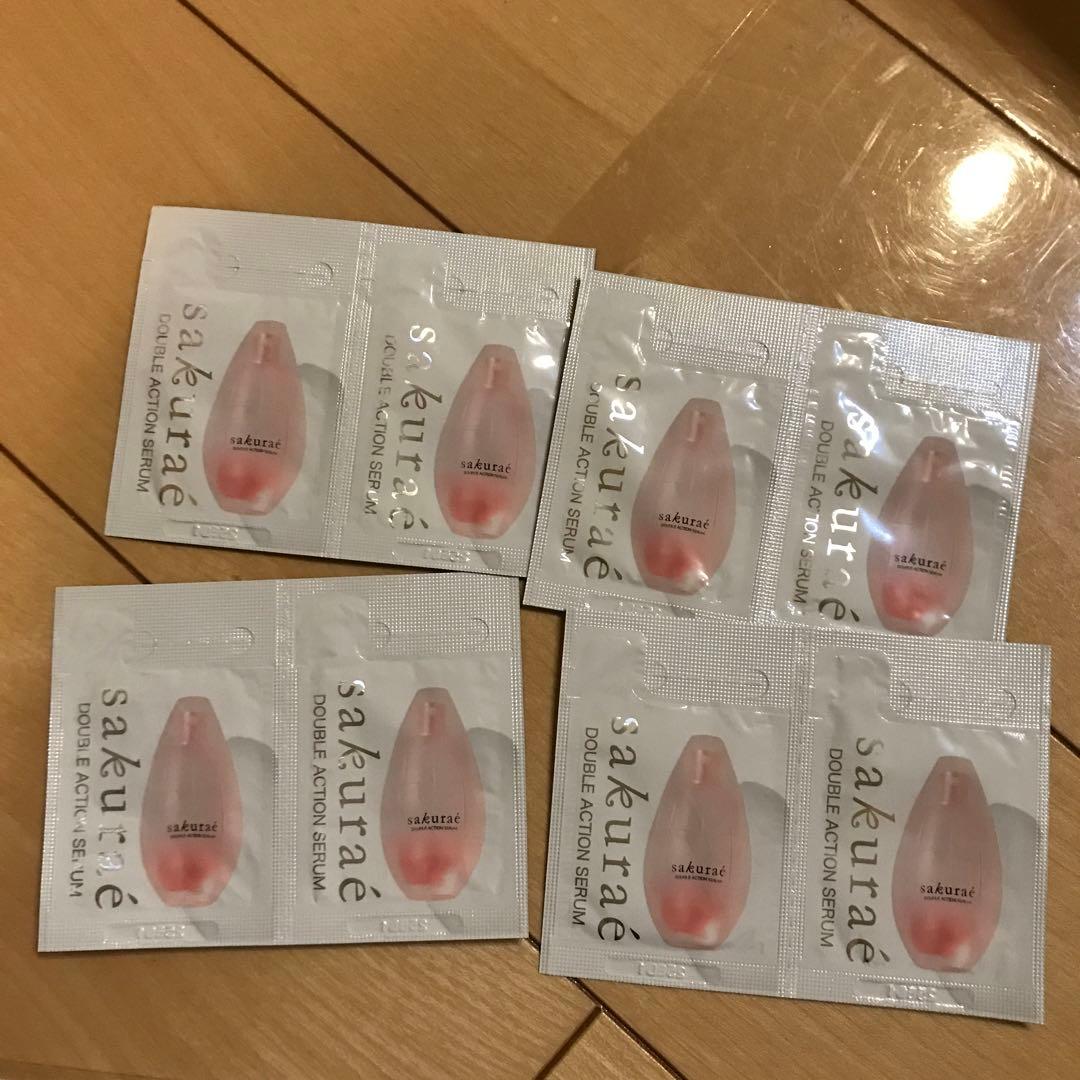 サクラエ　ダブルアクションセラム＆クリアサイクルローション＋サンプル8袋