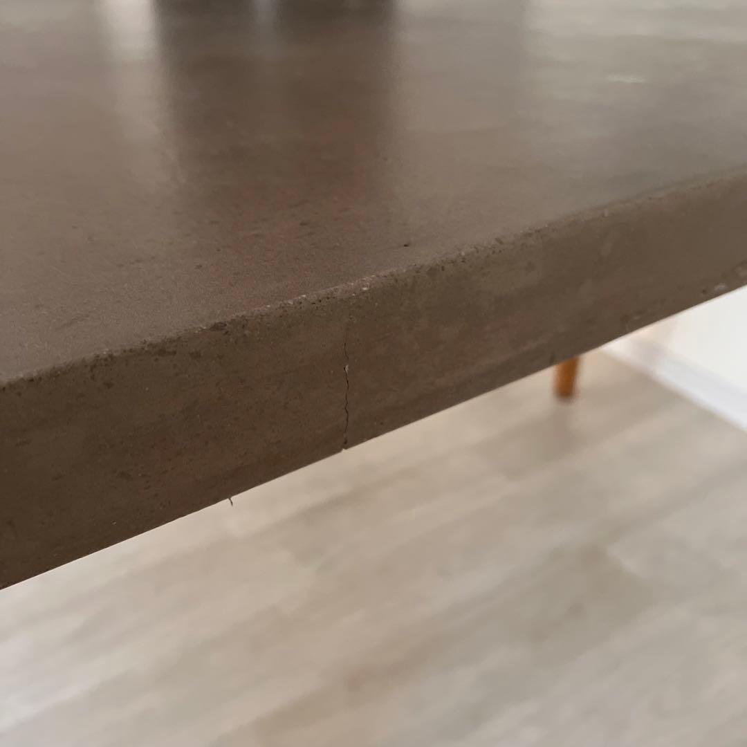 カーサヒルズ　コンクリート天板テーブル　160cm 4人掛け　モルタル