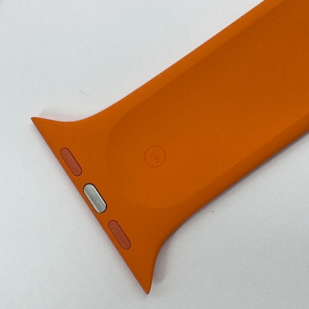 2668 未使用　Apple Watch エルメス　オレンジ　ラバー　スポーツ