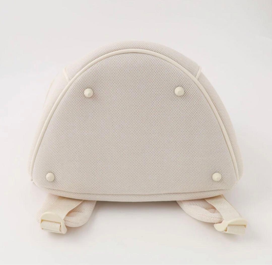 ホワイト メッシュ リュック型キャリーバッグmonchéri Mサイズ 犬用