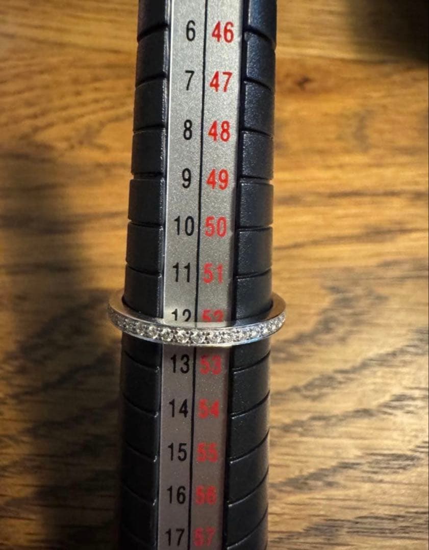 VENDOME ホワイトゴールドダイヤモンドリング 12号 k18