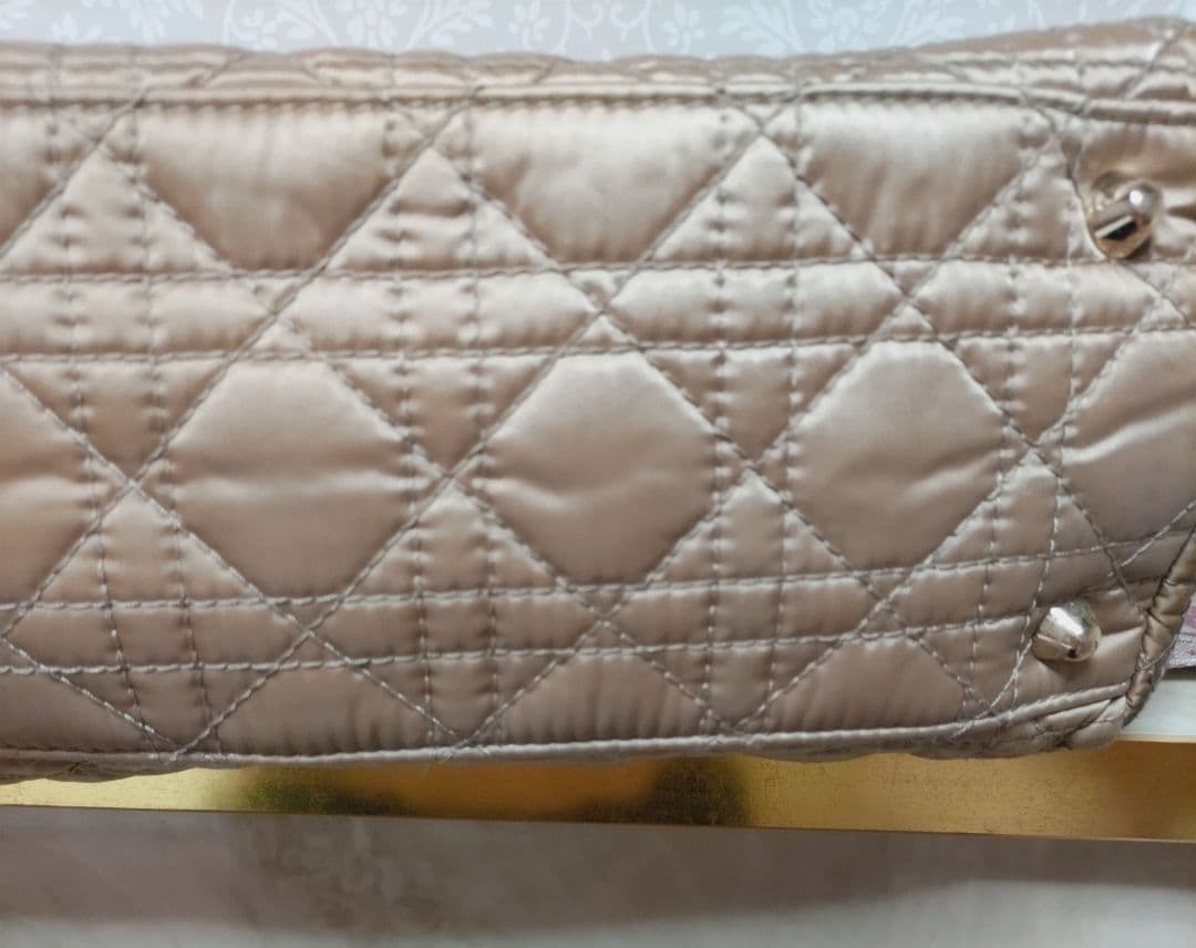 Dior ☆キルティング ハンドバッグ☆ベージュ