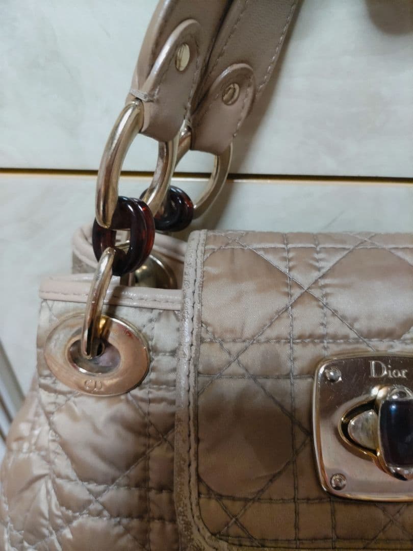 Dior ☆キルティング ハンドバッグ☆ベージュ