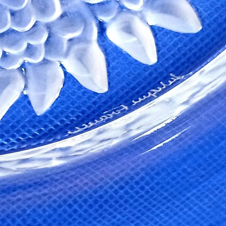 ラリック イーグル 鷲 イヤープレート クリスタルガラス 飾り皿