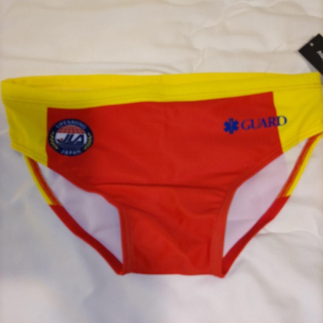 Lifesaving Japan GUARD 競泳水着 赤/黄色 M109619562 - 水着