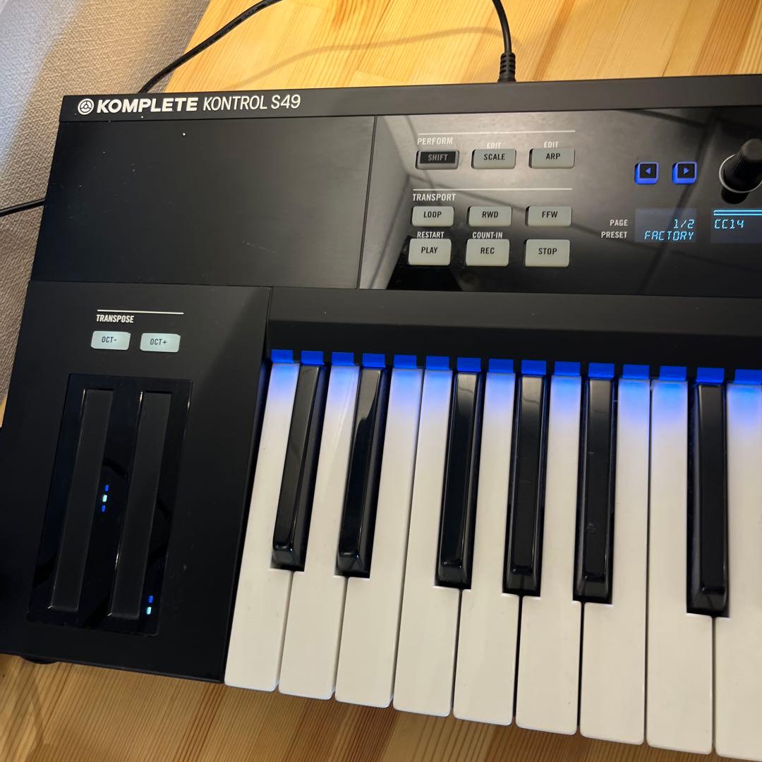DTM KOMPLETE KONTROL MK2 49鍵 MIDIキーボード Native Instruments