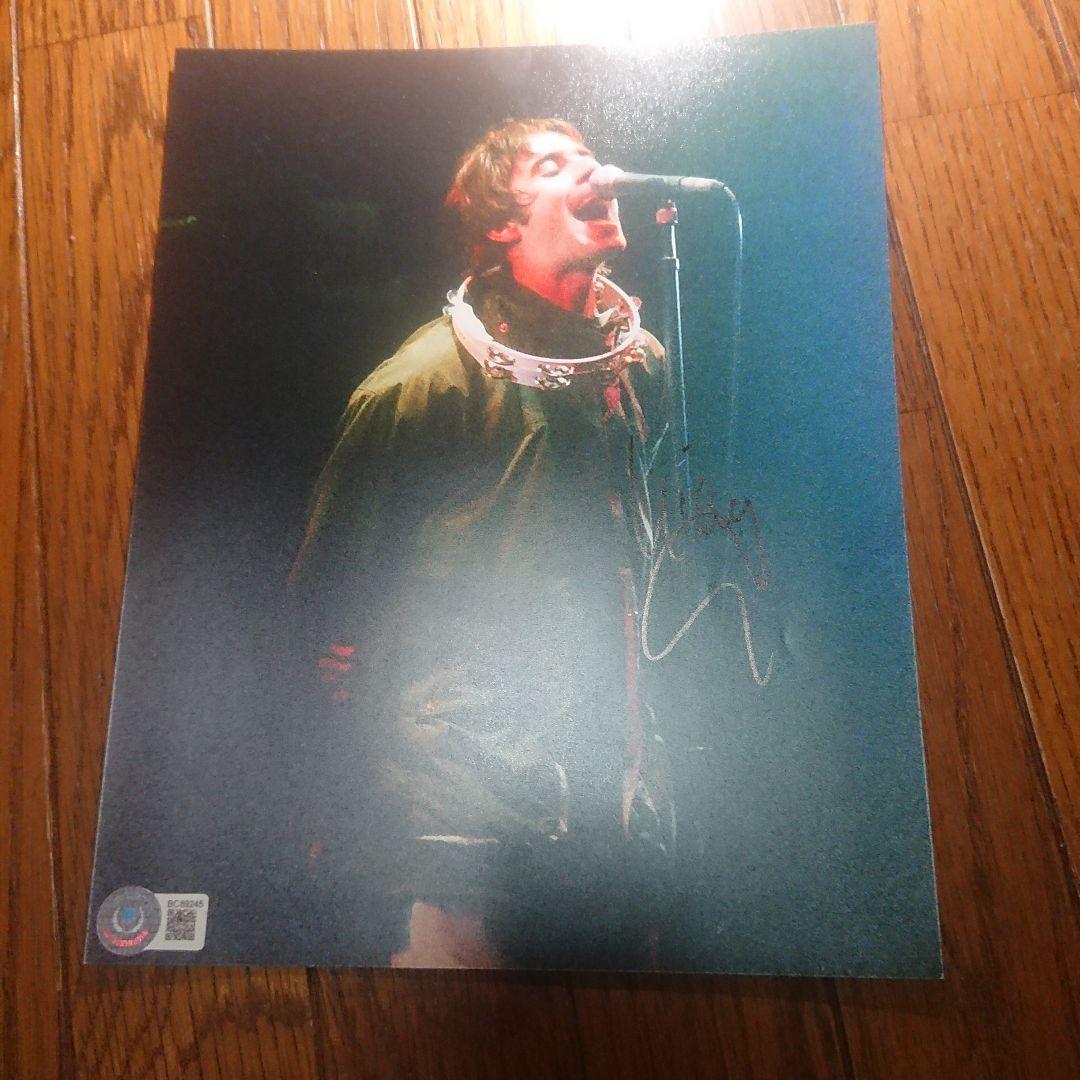 oasis リアム ギャラガー 直筆サイン - メルカリ