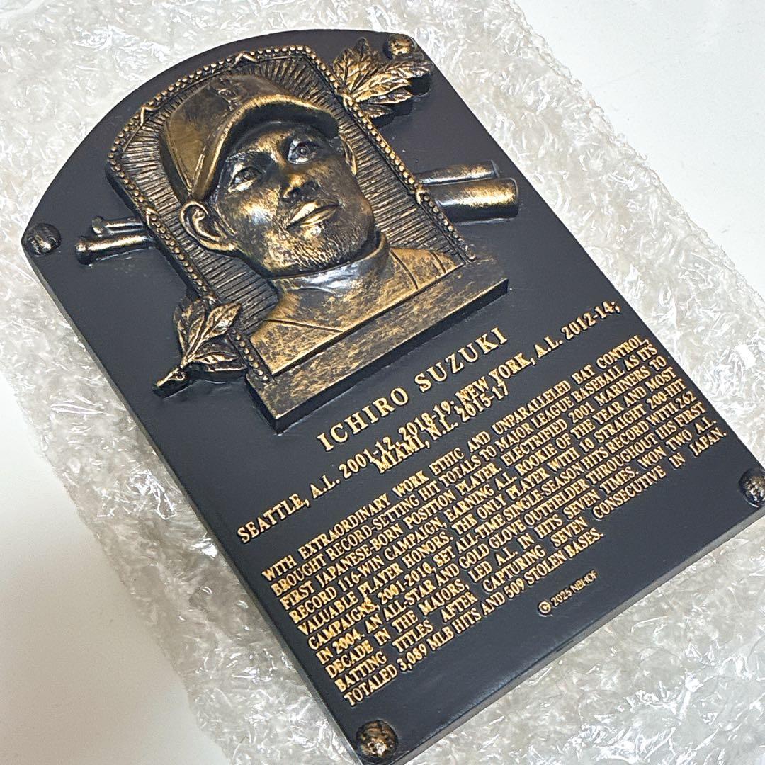 イチロー MLB殿堂入りプラーク(盾)マリナーズ 8/10球場配布グッズ