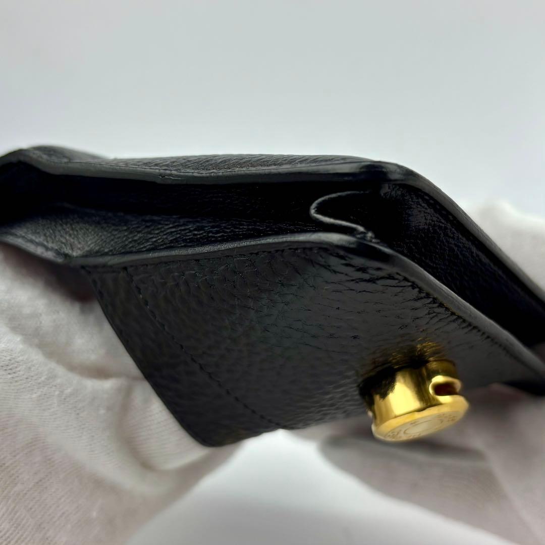 HERMES エルメス ドゴン  カードケース ゴールド 金具 □B刻印