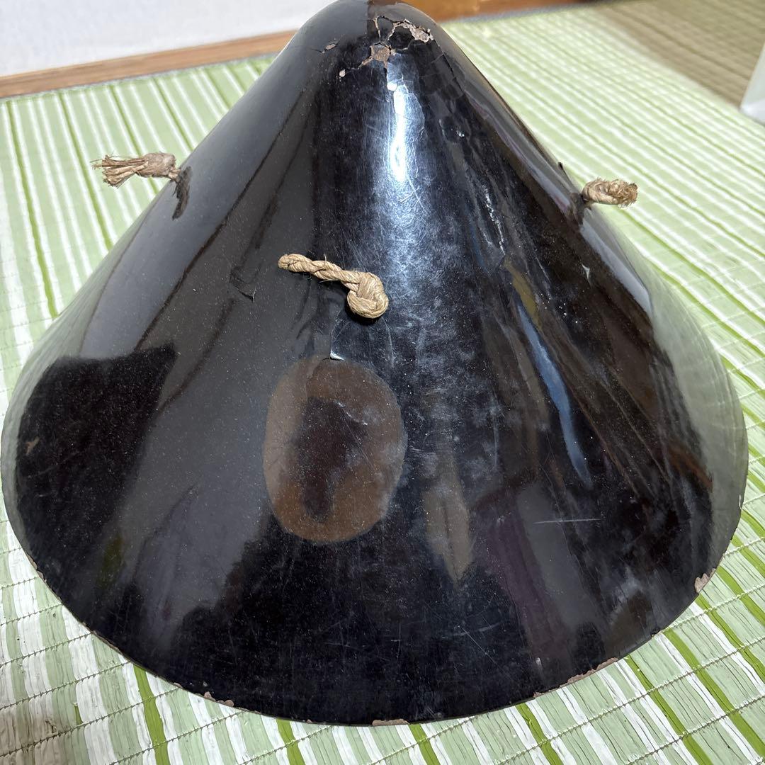 陣笠　サムライ　武具　帽子　戦国　工芸品　骨董品　時代物　漆　2個セット