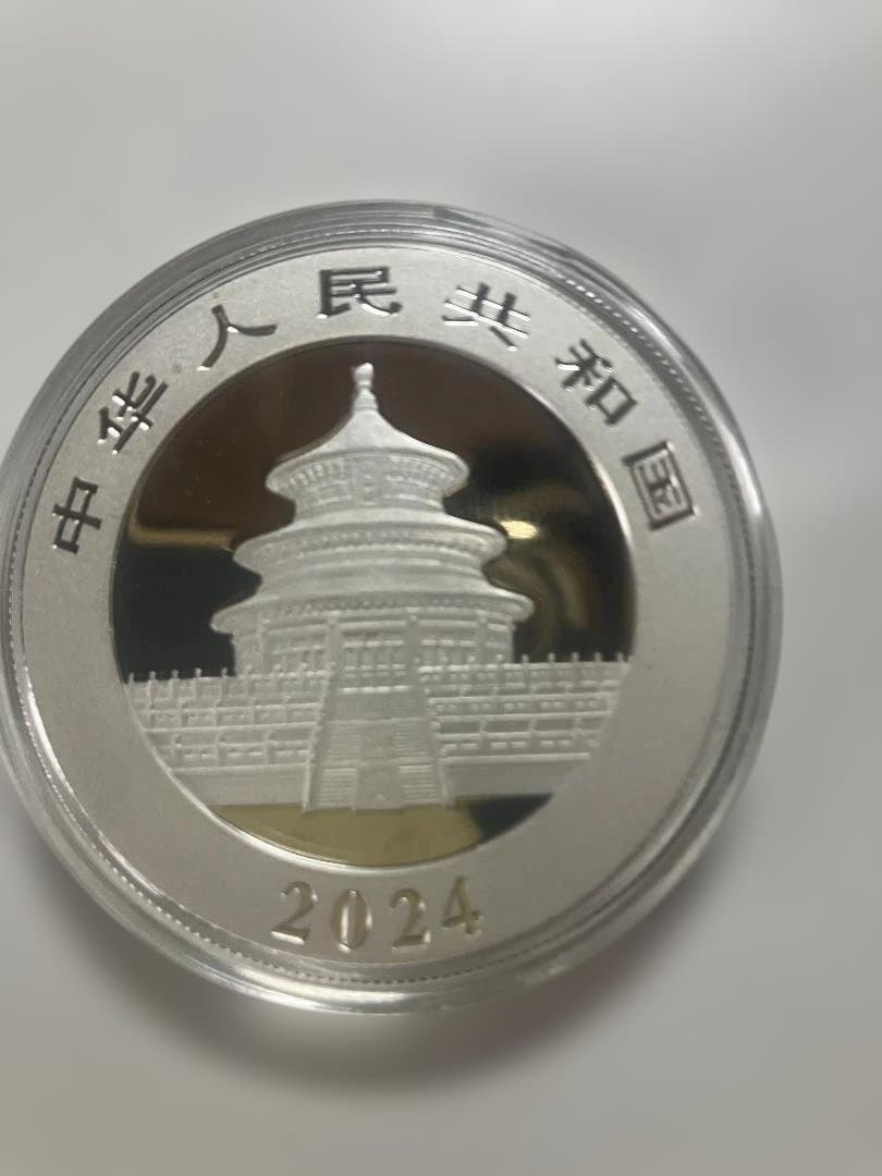 中国 パンダ銀貨 2024年版 30g】未使用・カプセル入り - メルカリ
