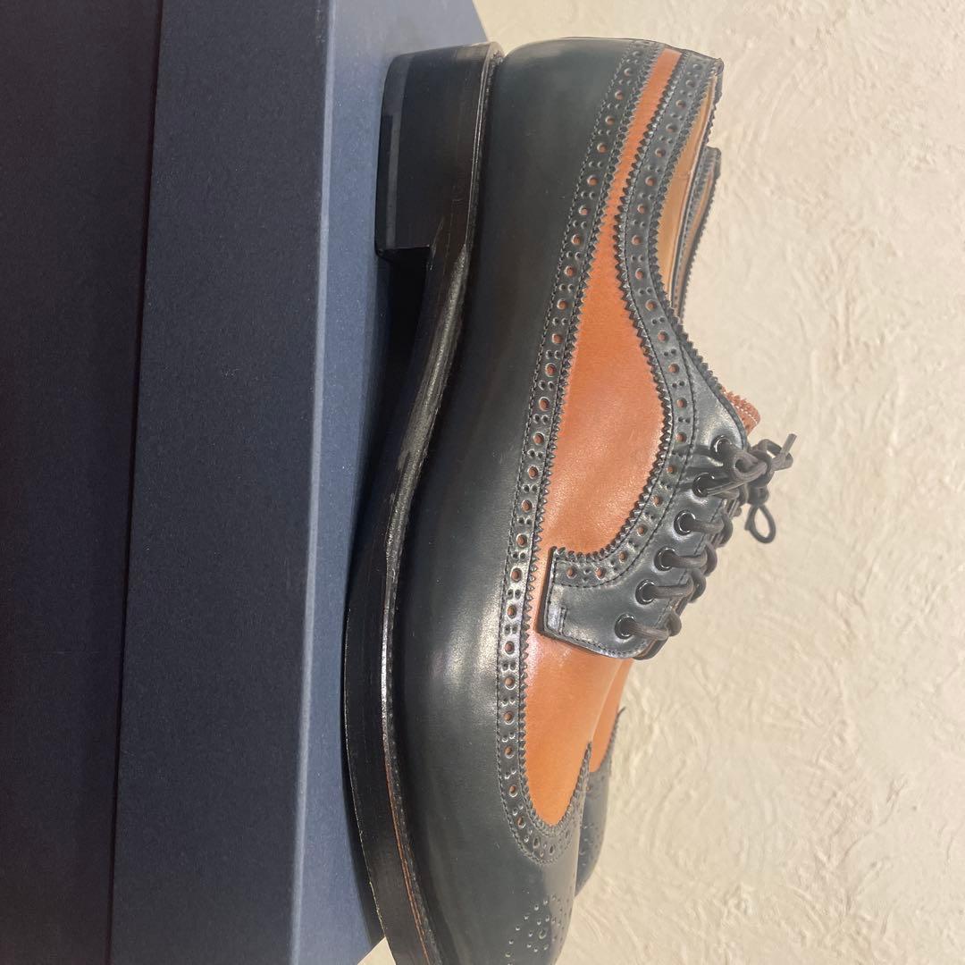 HIROSHI TSUBOUCHI ツートンウイングチップシューズ