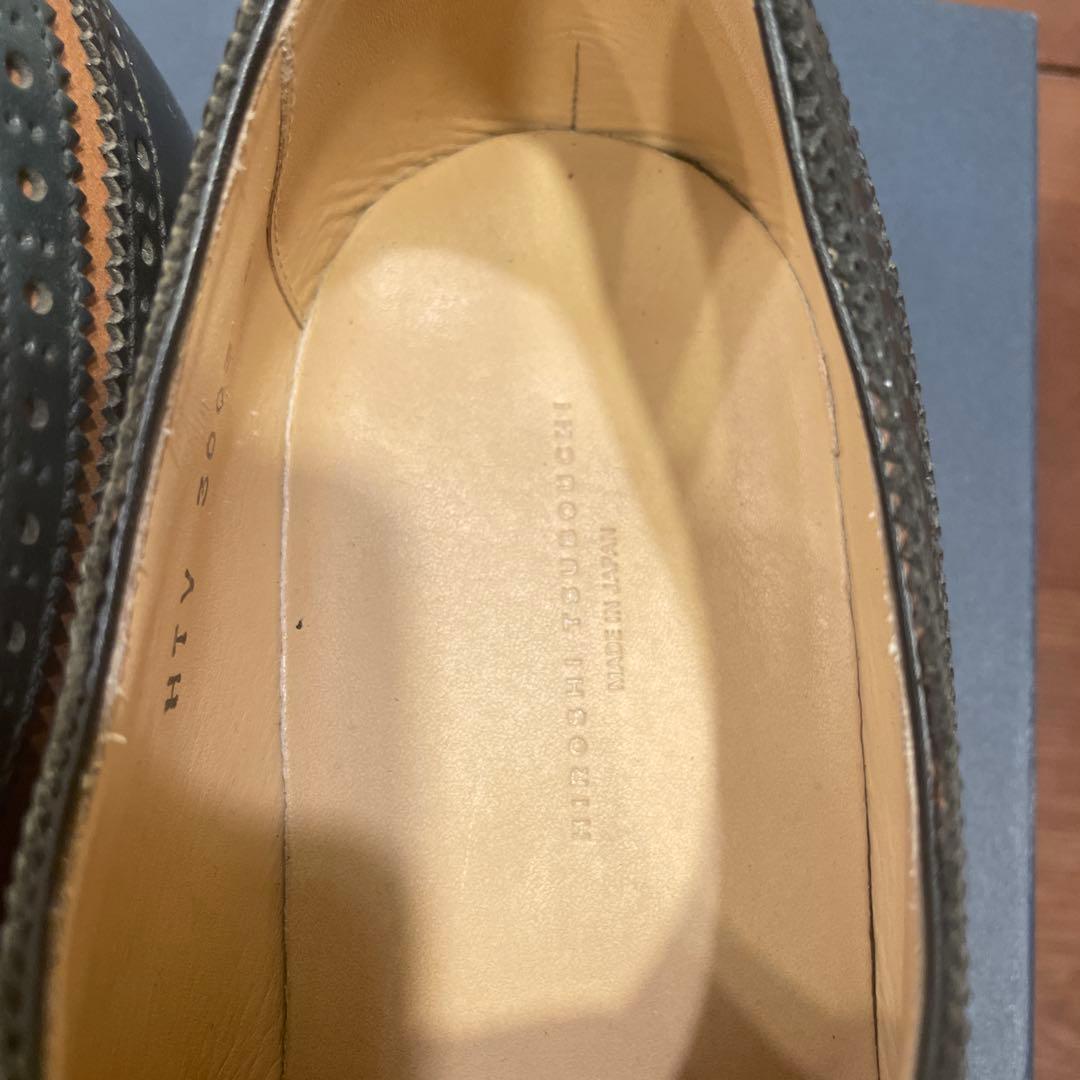 HIROSHI TSUBOUCHI ツートンウイングチップシューズ