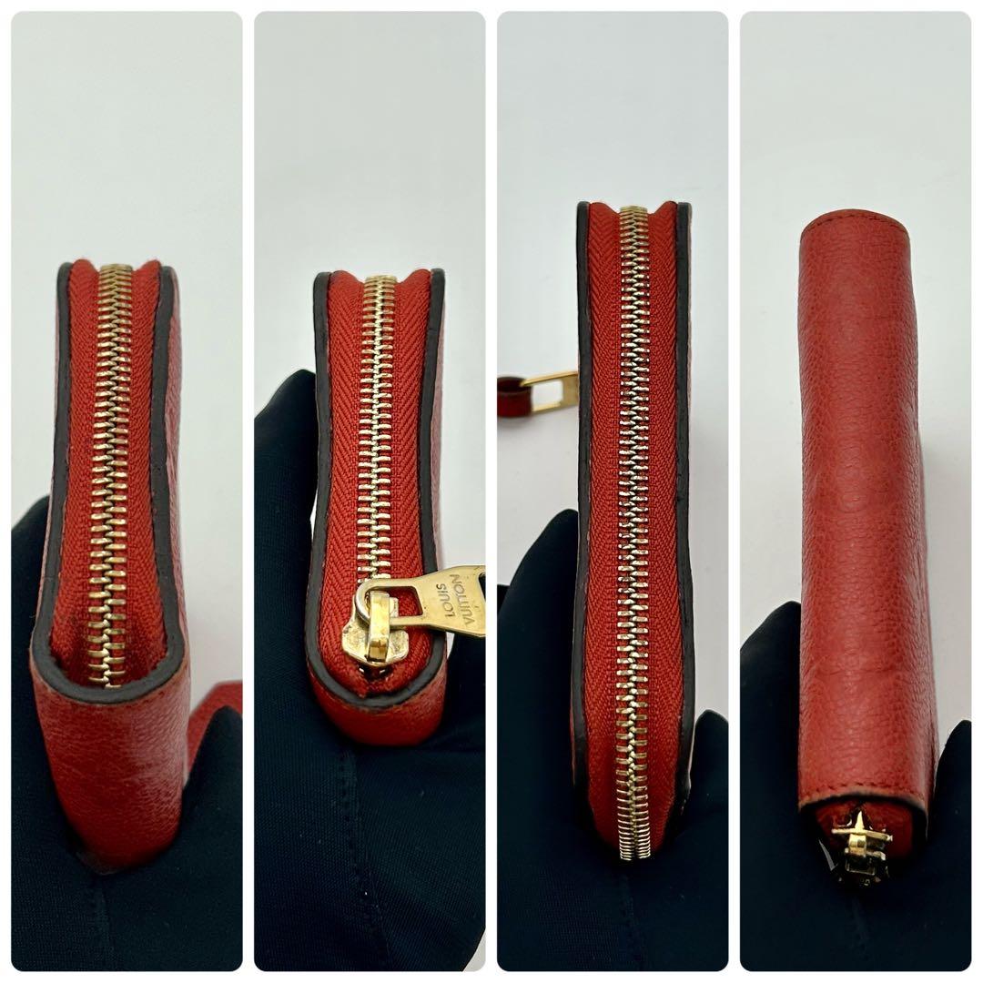 美品　ルイヴィトン　スクレット　コンパクト　アンプラント　ケース　レッド