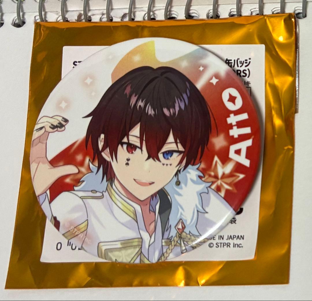 あっとくん AMPTAK×COLORS すとふぇす 2026 缶バッジ 等身 - メルカリ