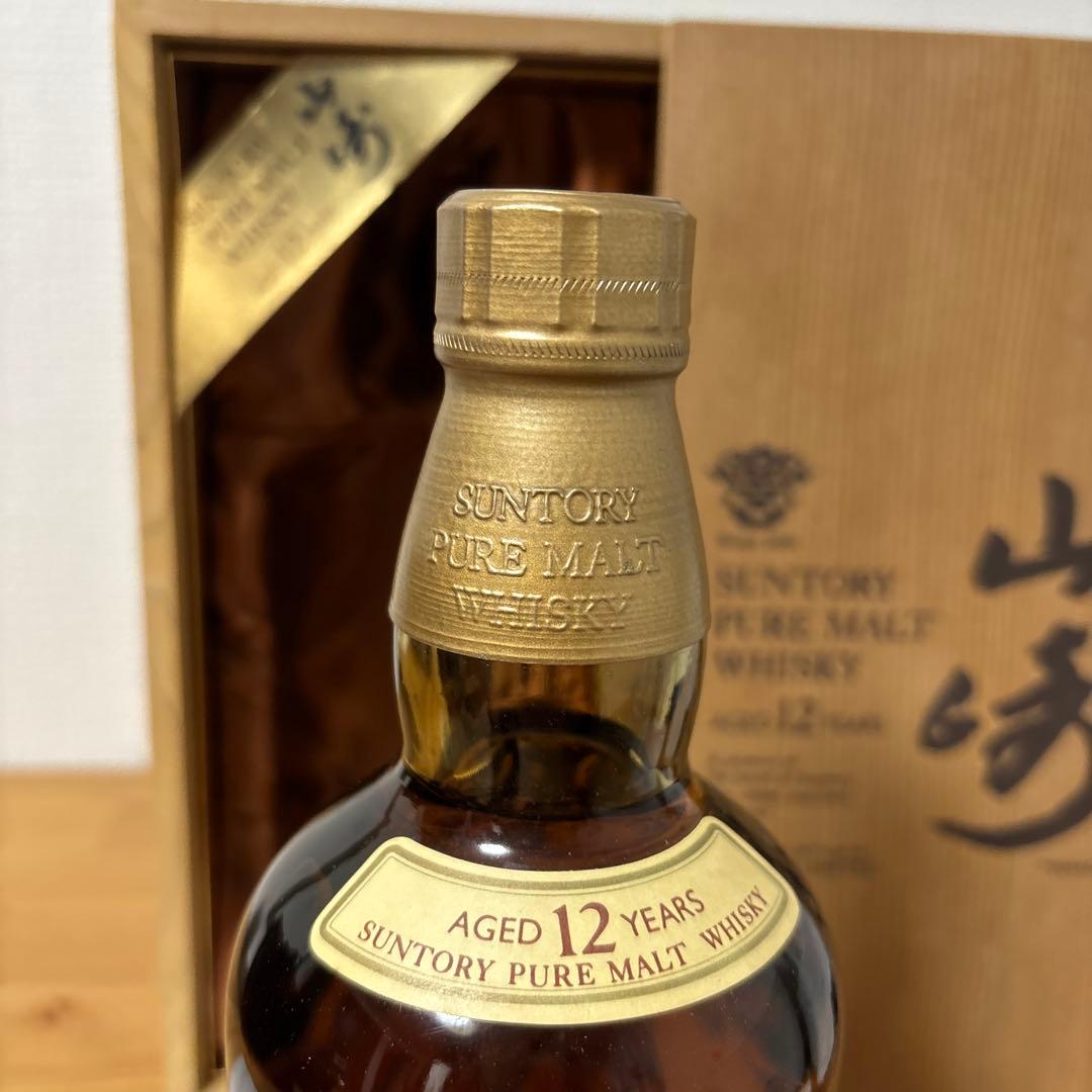 サントリーピュアモルトウイスキー 山崎12年 750ml 旧ボトル 箱付 未