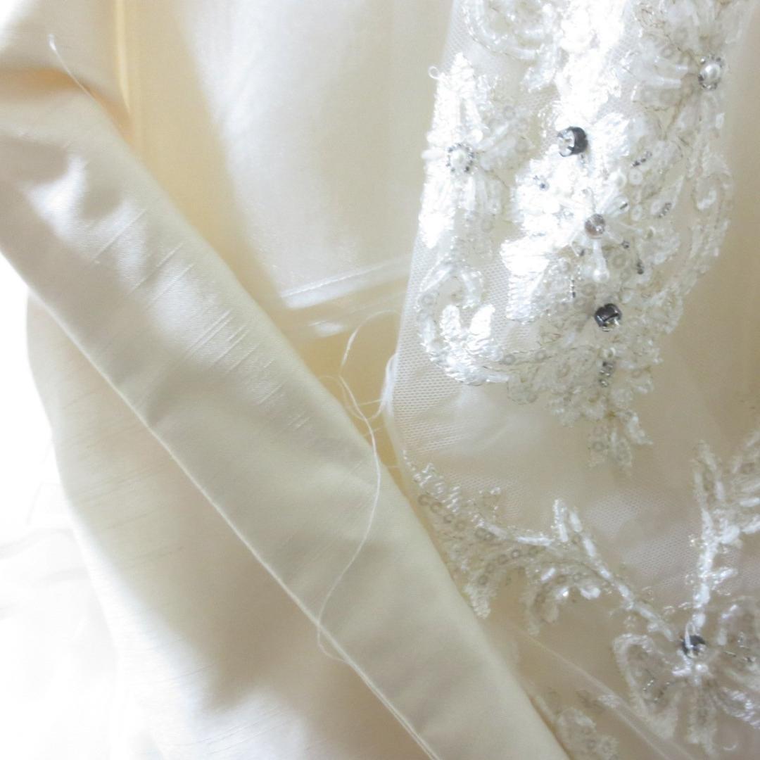 ジルスチュアート　ウエディングドレス　オフホワイト　7号　結婚式　新婦 BC03