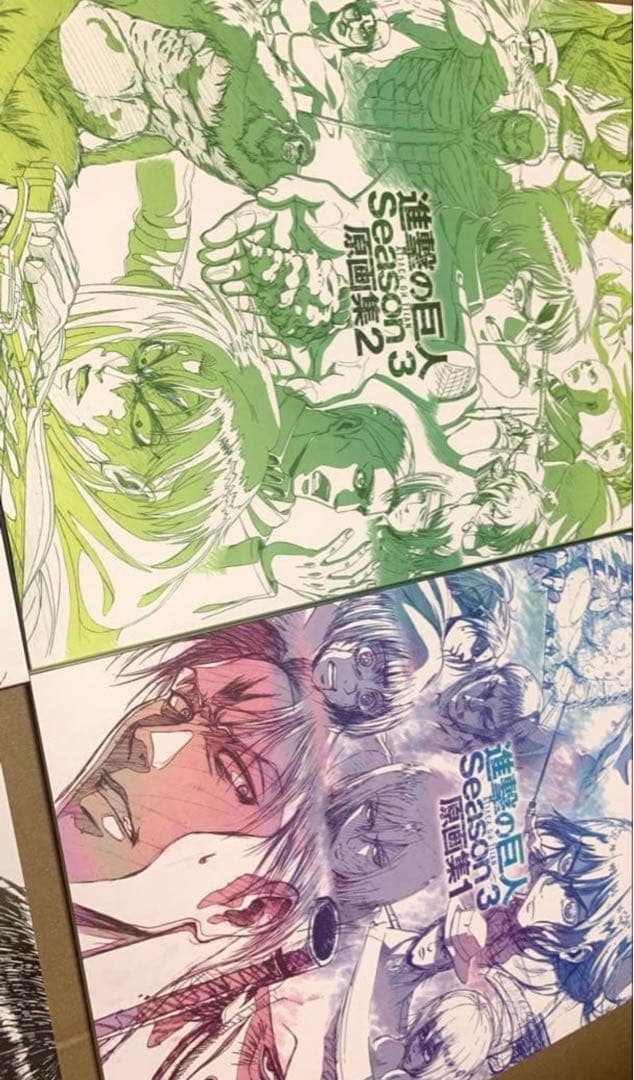 進撃の巨人 原画集 立体機動線画集 wit studio 総作監修正集