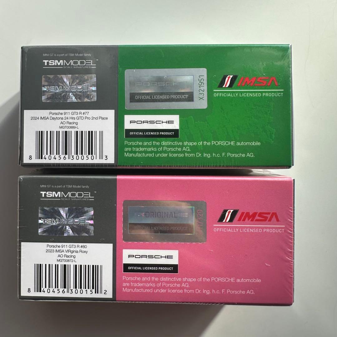 MINIGT ポルシェ 911 GT3 AO Racing 2種セット - メルカリ