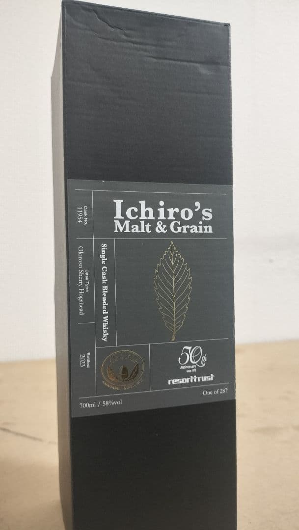 定価110,000】イチローズモルトオロロソシェリーリゾートトラスト50周年