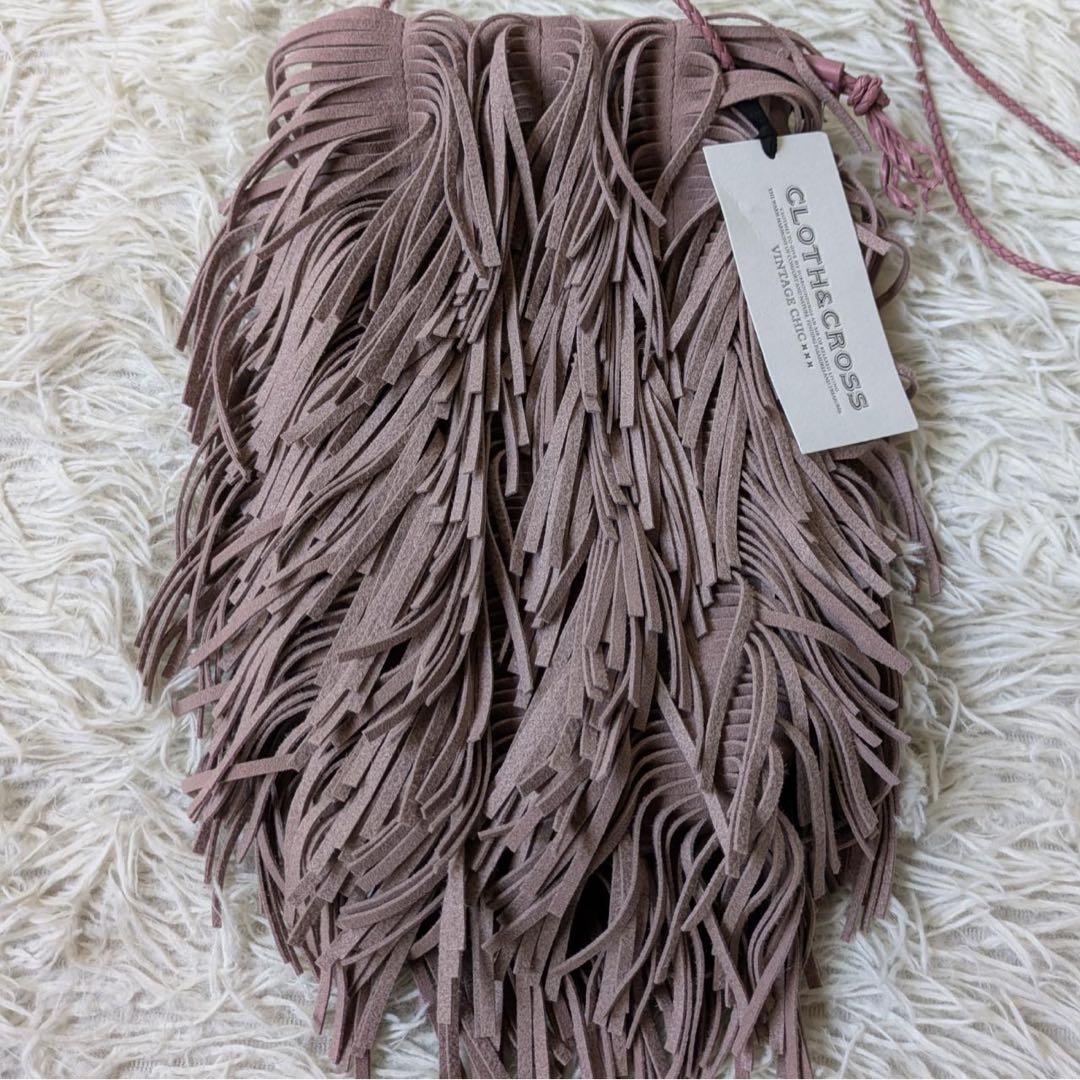 Cloth&Cross×MARY AL TERNA フリンジショルダーポーチ