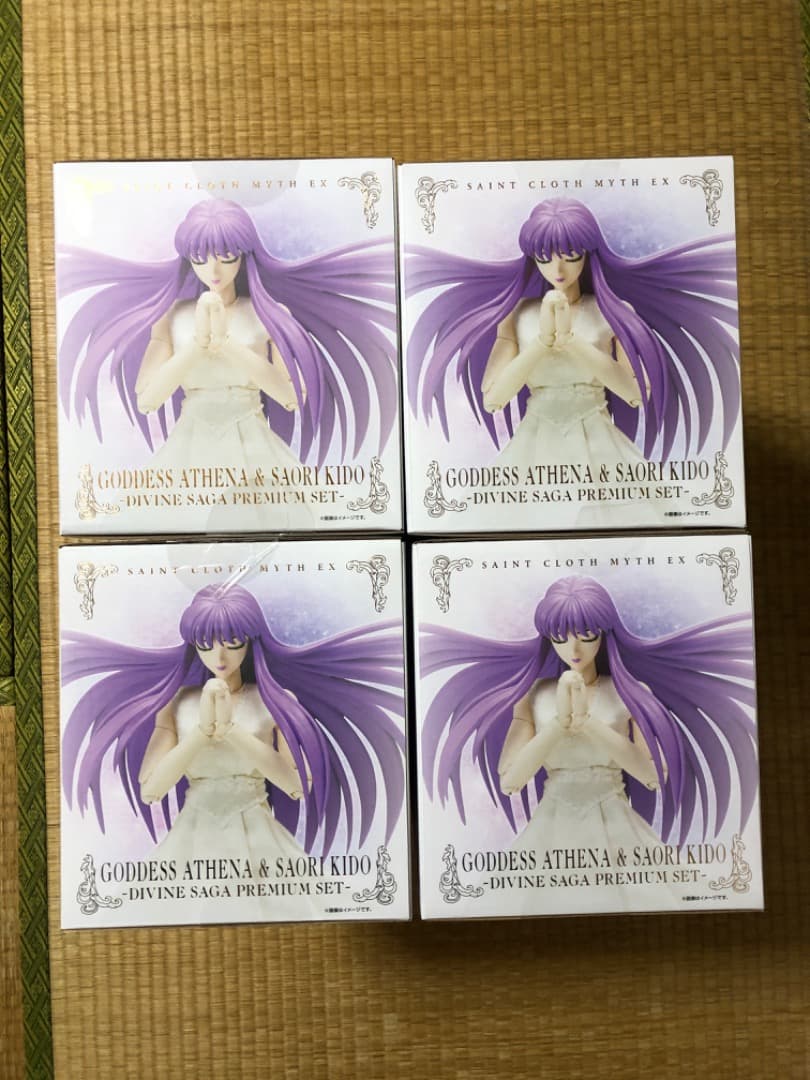 聖闘士聖衣神話EX 女神アテナ＆城戸沙織 ディバインサーガプレミアムセット 4個