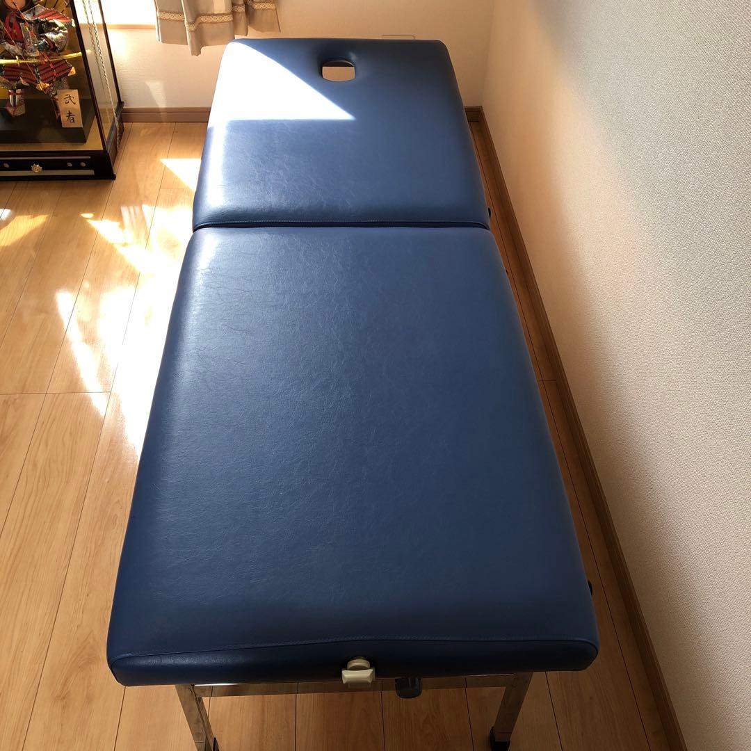 ふじおとさん専用 整体ベッド 青色 折りたたみ簡易ベッド 2004年製