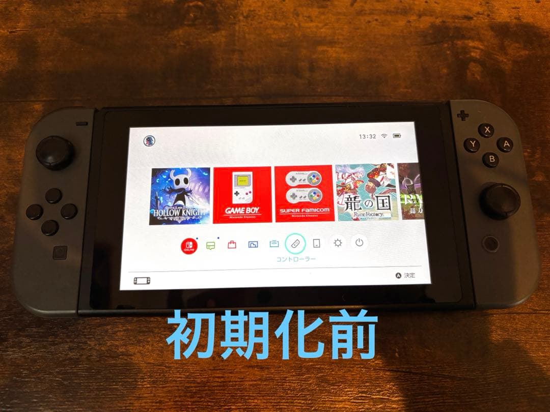 Nintendo Switch 本体 グレー 動作確認済み　⚠︎詳細確認願います