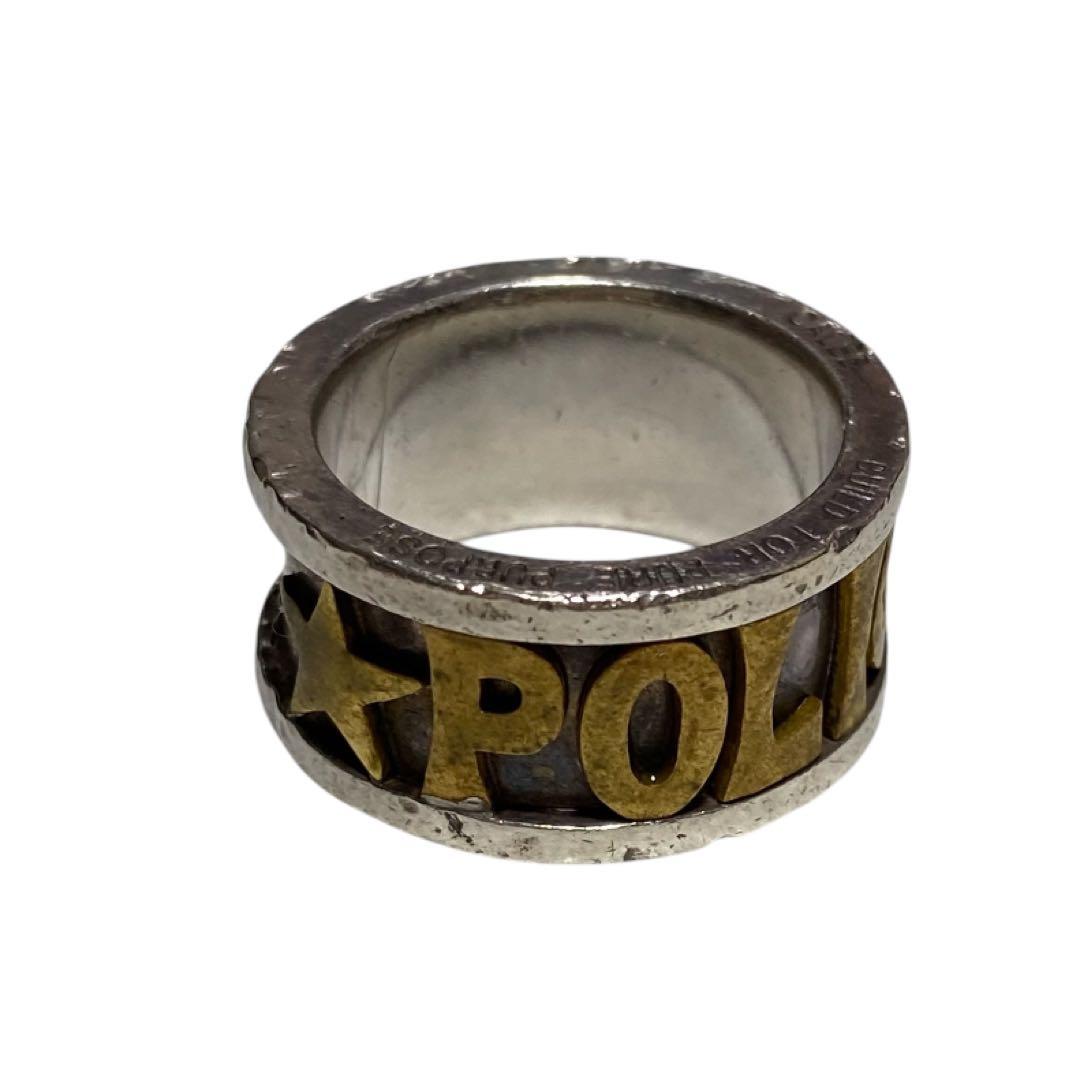 【CALEE】Policy Ring OLD シルバー ポリシーリング 22号