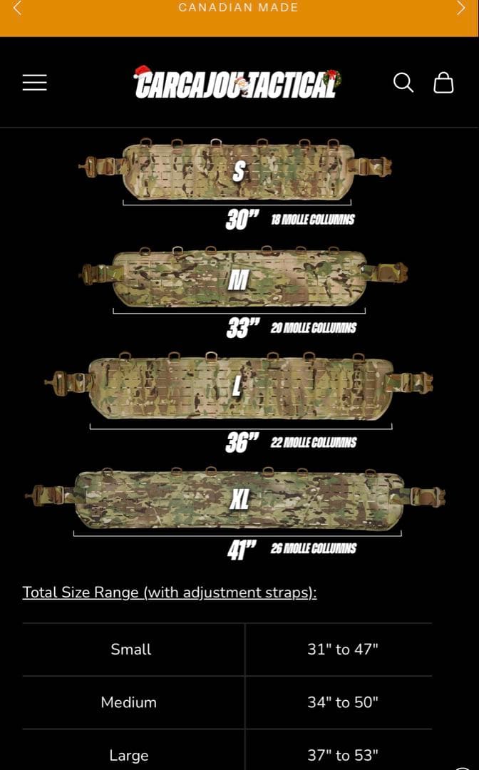 carcajoutactical製ベルトキット各種ポーチ made in カナダ - メルカリ