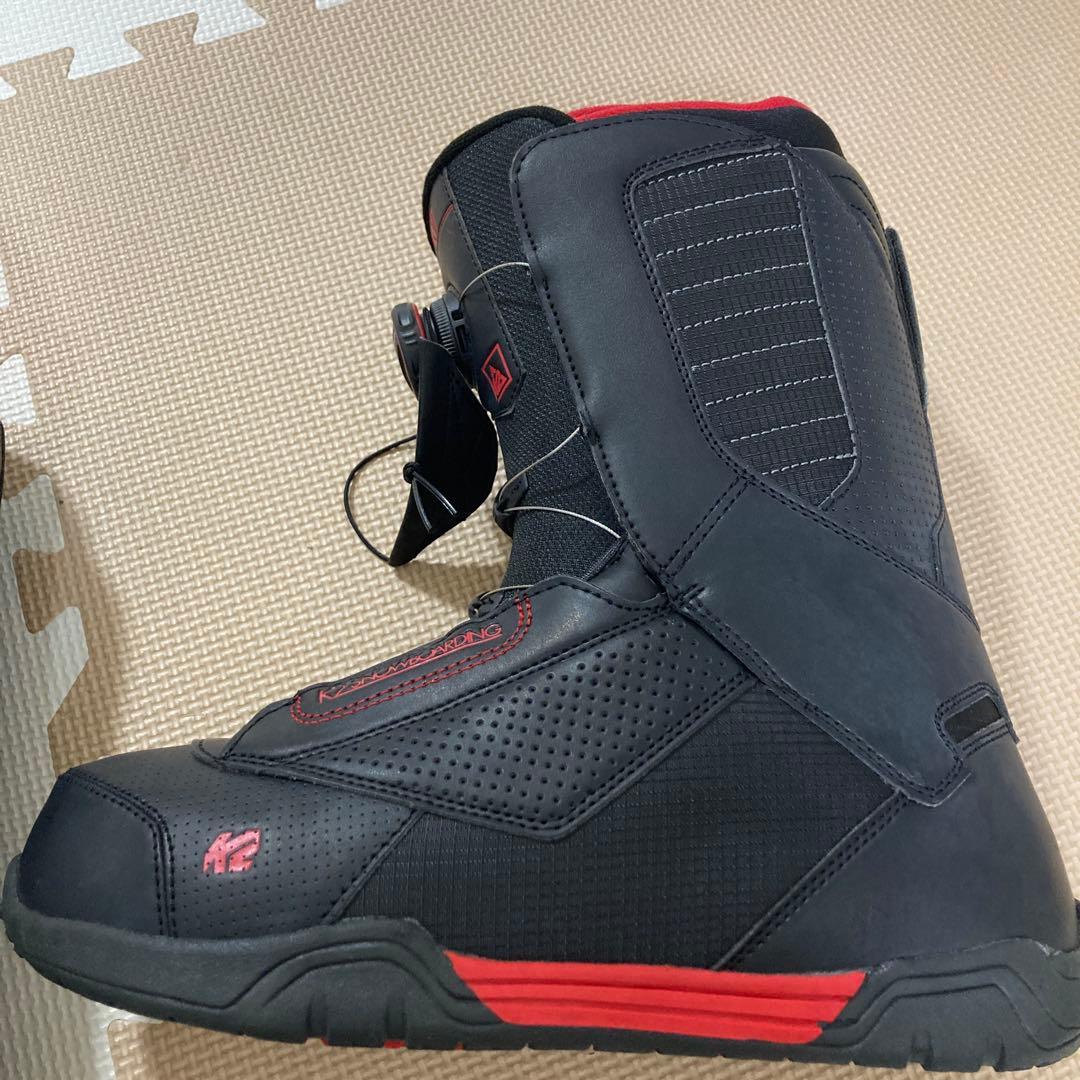 K2 Transit スノーボードブーツ ブラック/レッド 27.5cm