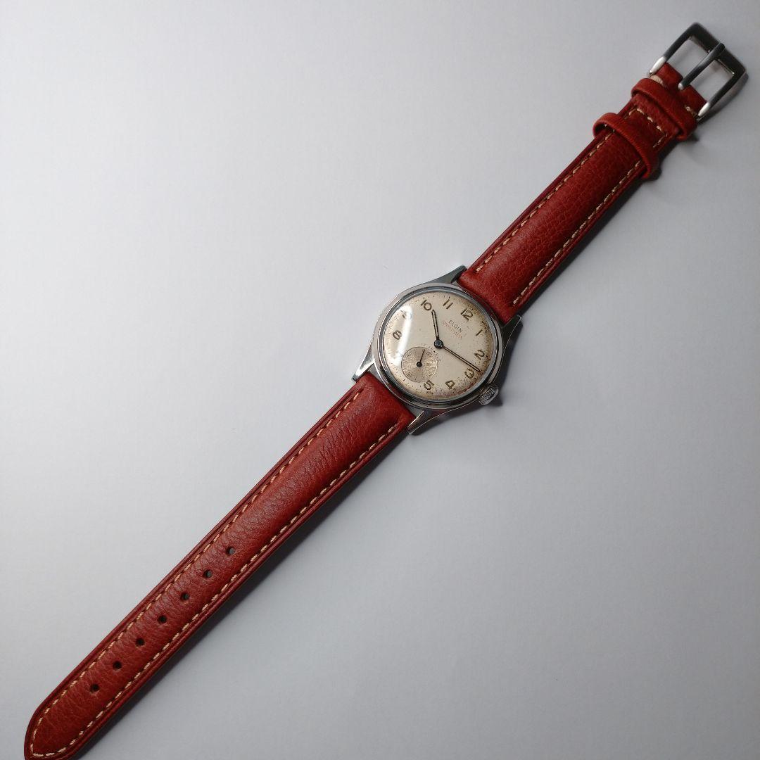 まいまい様【1960s】ELGIN スモセコ OH済 ヴィンテージ腕時計