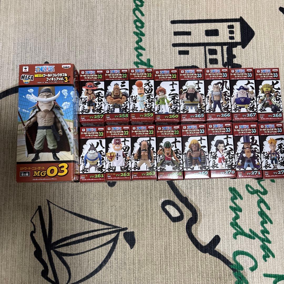 ワンピース ワーコレ 白ひげ海賊団 vol.32 vol.33 MEGA白ひげ