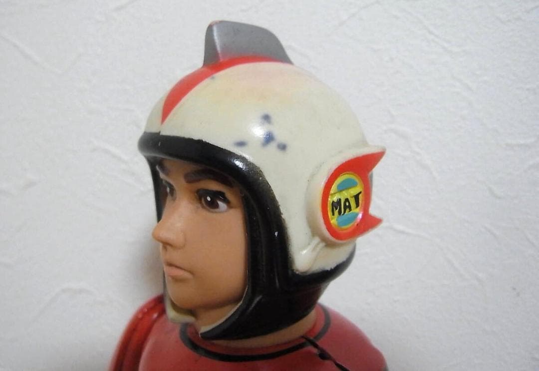 ブルマァク　MAT隊員　面取れ　帰って来たウルトラマン　ブリキ　ゼンマイ