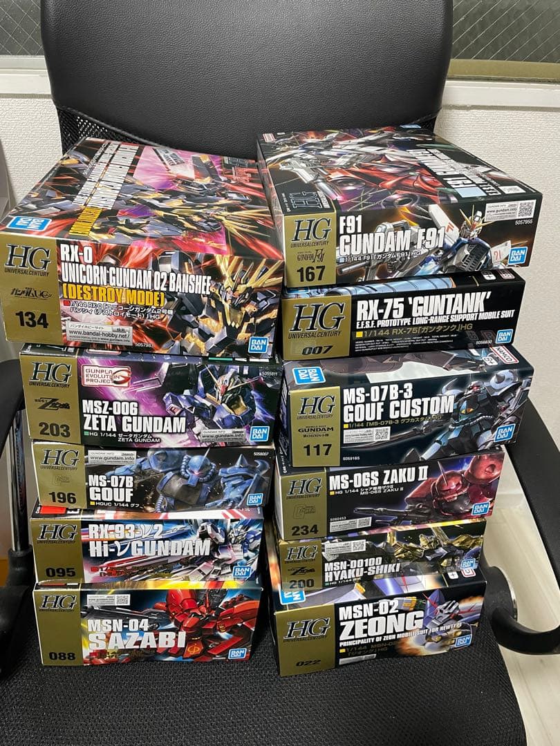 MGZZガンダムverKa未組立品 段ボールに入れて発送 ダブルゼータ