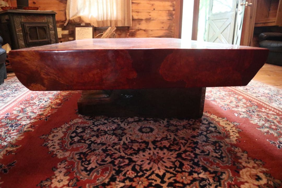 希少材質一枚板ブラジル花梨か栃