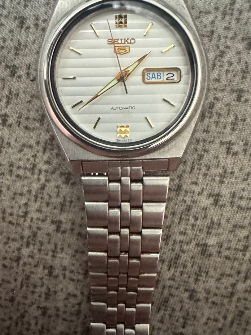 SEIKO 5 自動巻 7s26-8760セイコーファイ。