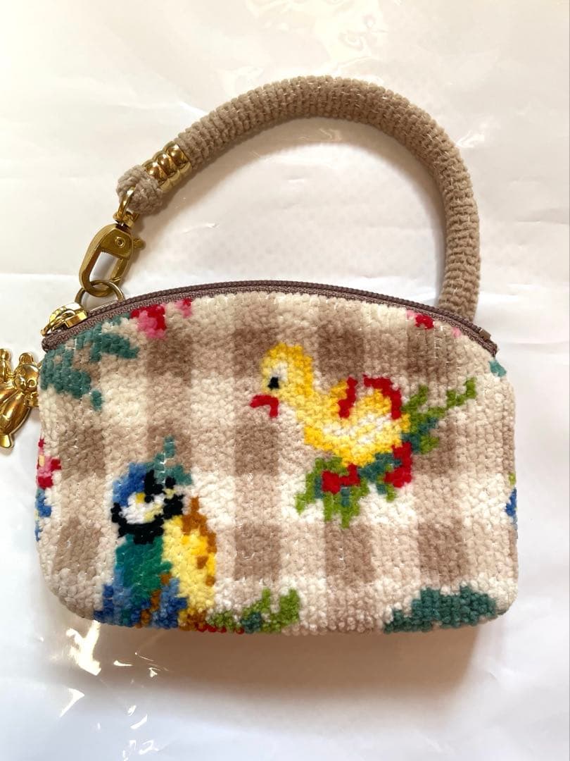 【美品、入手困難】FEILER フェイラー　ハイジチェック　サイドポーチ